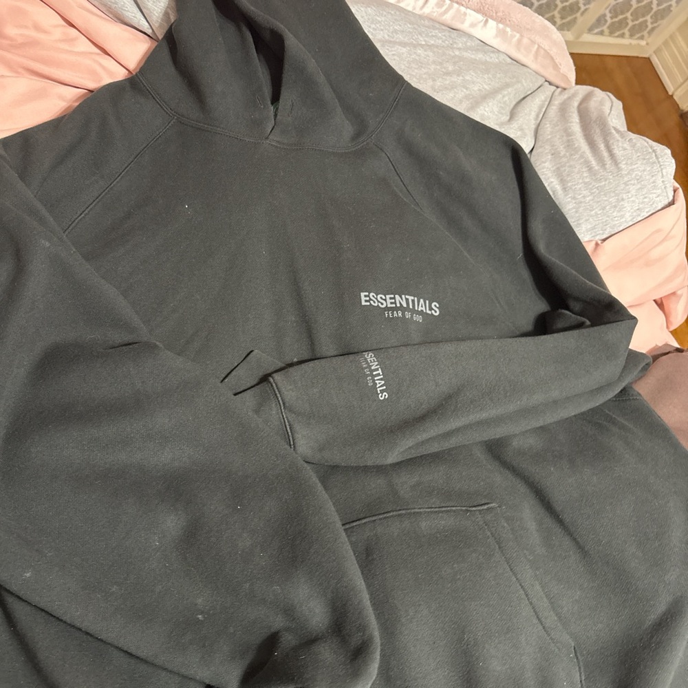 Essentials Black Hoodie